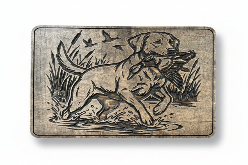 Hunting dog featured in Jacobean