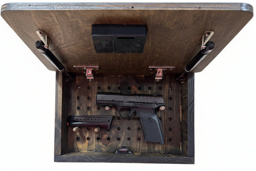 Buck horns shown in Dark Walnut