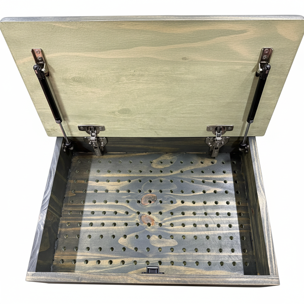 amanda series open box white background