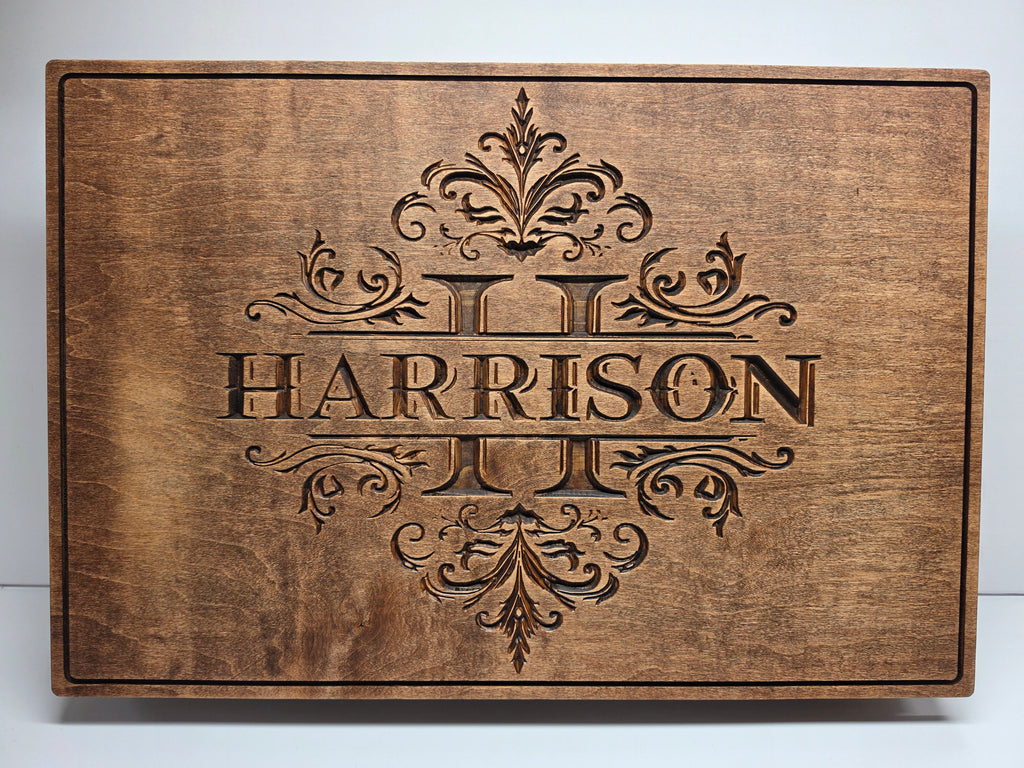 Personalized Family Name Gun Box