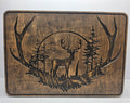 Buck Horns Forrest Design in Espresso