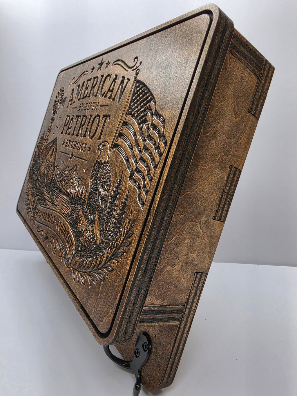 American by Birth with Rack Rustic Americana in Espresso
