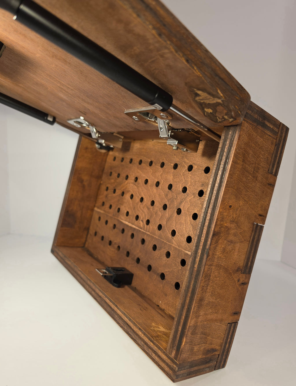 Skull Floral shown in Red Mahogany