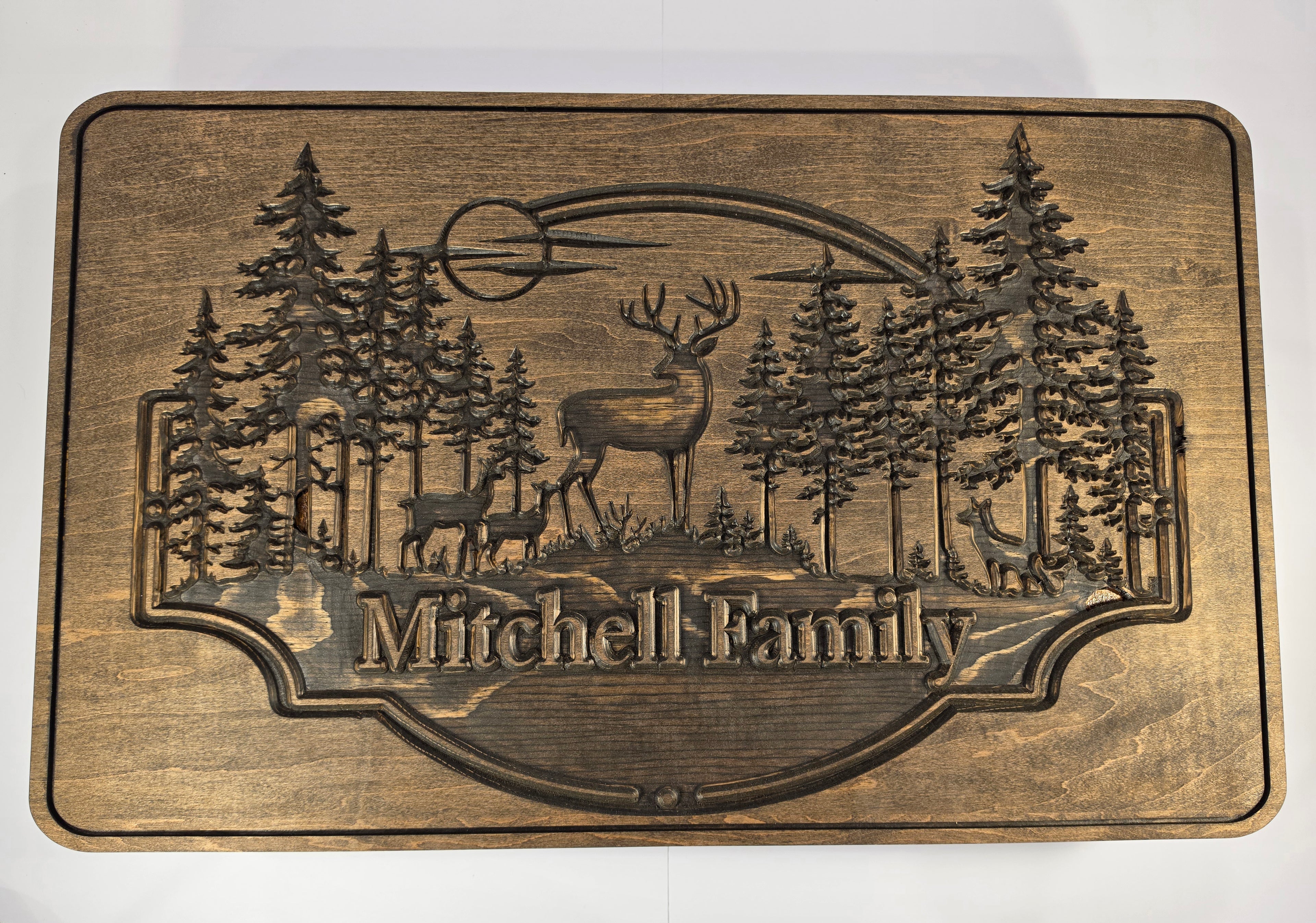 Family Name Case shown in Jacobean