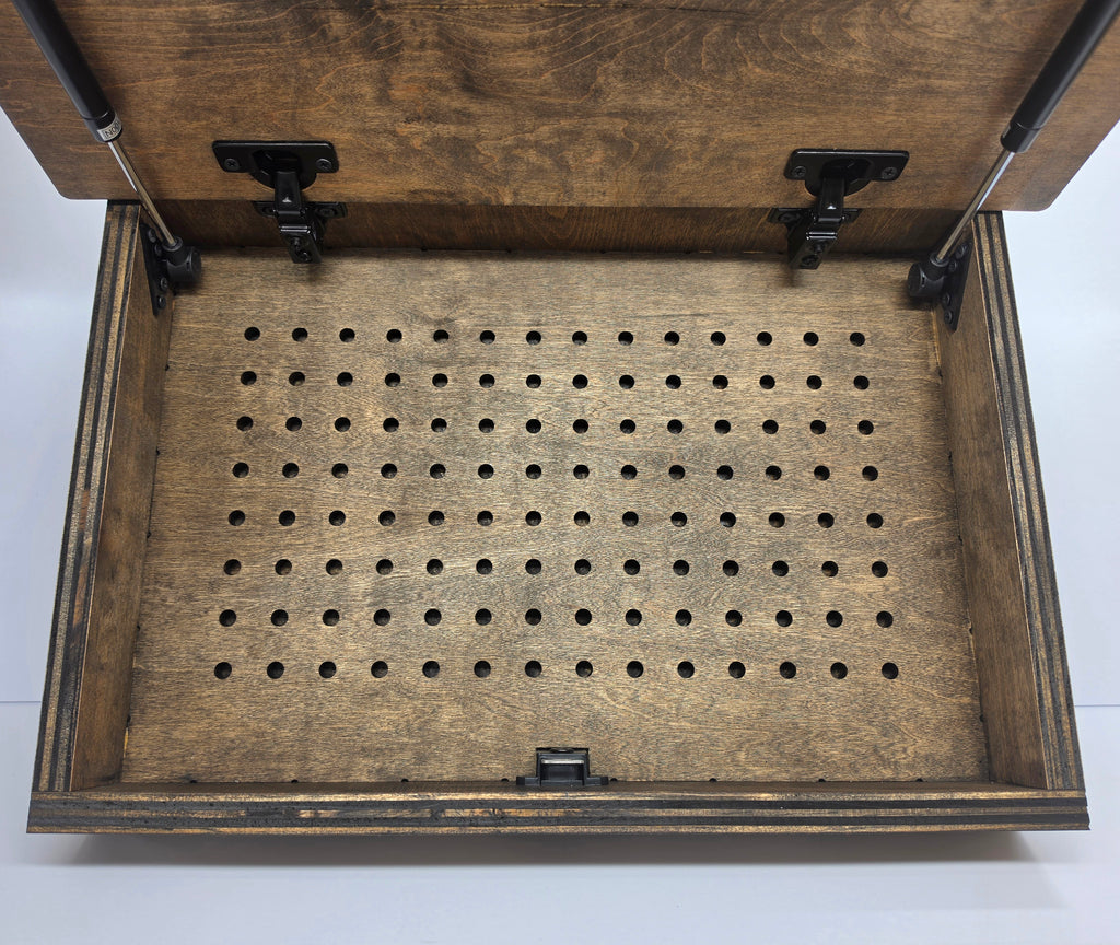 American Eagle Patriotic Gun Box in Espresso