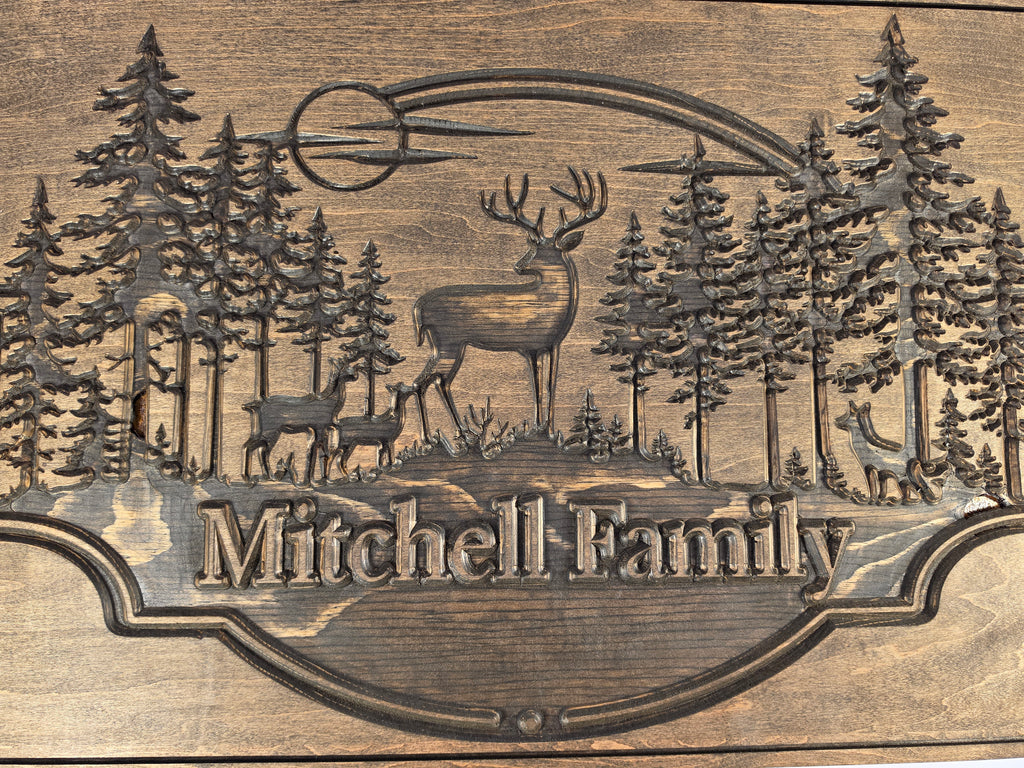 Family Name Case shown in Jacobean